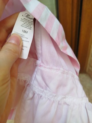 Vestido rosa con braguita