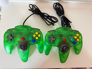 Controller N64 Verde Trasparente con USB