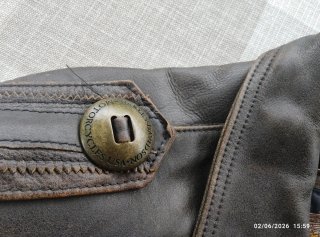 Chaqueta Cuero Harley Davidson Marrón