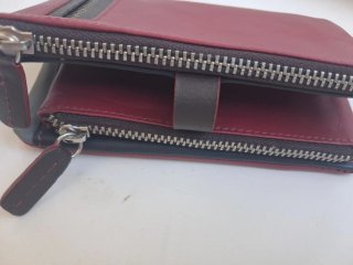 Cartera de piel mujer