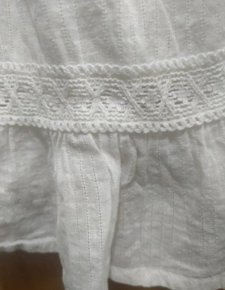 Blusa tirantes de  Blanco t-M con abalorios