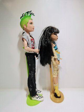 Pareja Monster High Cleo De Nilo y Gordon deuce