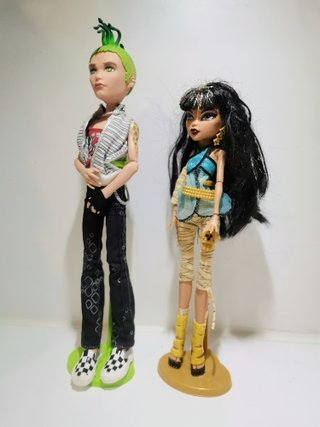 Pareja Monster High Cleo De Nilo y Gordon deuce