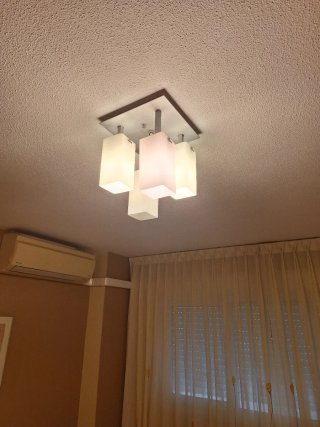 Lámpara de techo moderna dormitorio