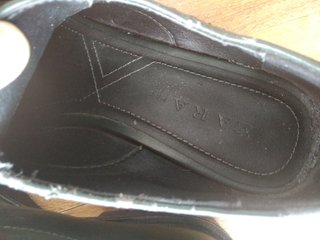 Zapatos Zara TRF Talla 37 Verde Oscuro