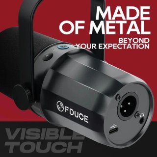 Microfono Fduce XLR/USB Nero