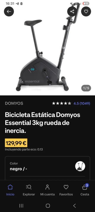 Bicicleta Estática Essential 03