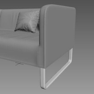 Sofá Ikea Knopparp Gris