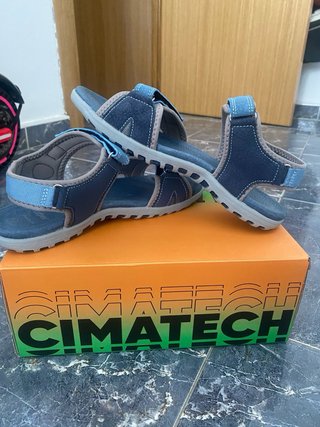 Sandalias Nicoboco Azul y Gris