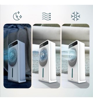 Climatizador Cecotec Blanco y Azul