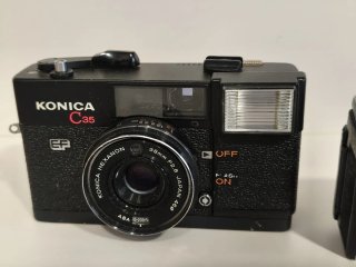 Lote 2 Cámaras Konica C35 EF y Smena SL