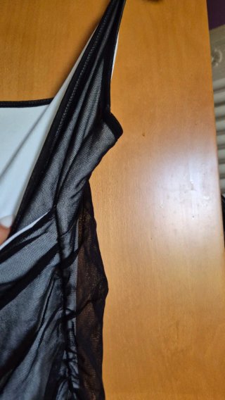 Abito lungo nero taglia unica