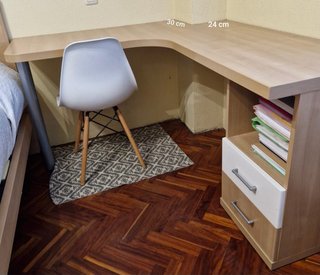 Mesa escritorio madera L