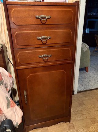 Mueble cajonera de madera