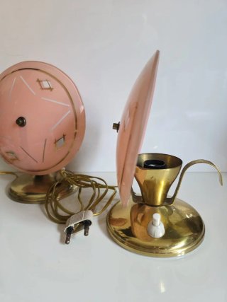 Midcentury coppia lampade vintage