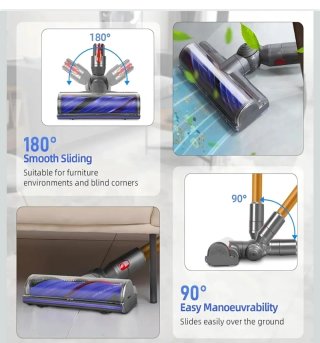 Spazzola compatibile Dyson Anti-groviglio + Filtri