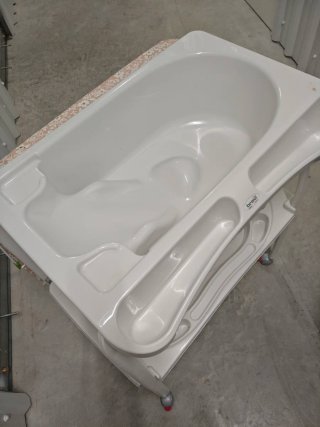 Bañera para bebé con cambiador