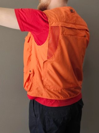 Chaleco multibolsillos OUTDOOR naranja Talla 2XL