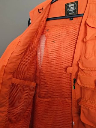 Chaleco multibolsillos OUTDOOR naranja Talla 2XL
