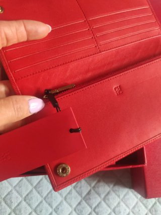 Cartera Carolina Herrera Roja