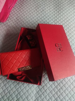 Cartera Carolina Herrera Roja