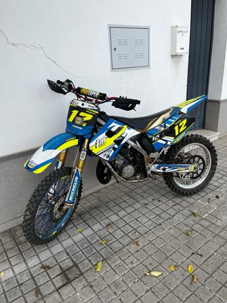 TM Racing 125cc Motocross Azul/Blanco