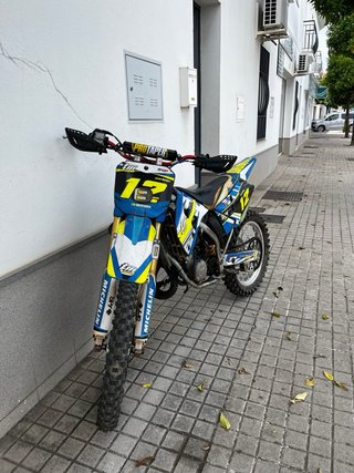 TM Racing 125cc Motocross Azul/Blanco