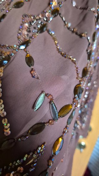 Abito donna con paillettes