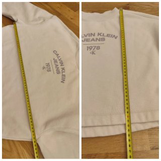 Felpa Calvin Klein corta beige tg M