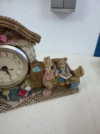 Reloj de mesa ositos maximalista