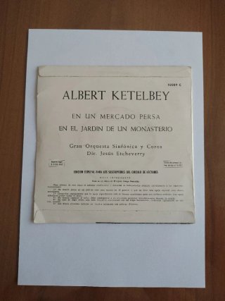Vinilo Albert Ketelbey - Pergola 10089 C