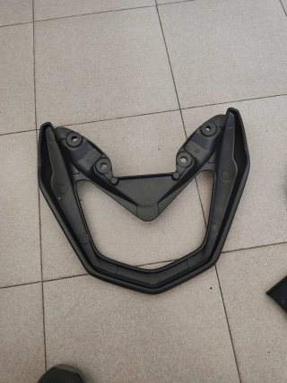 Parte trasera de moto.