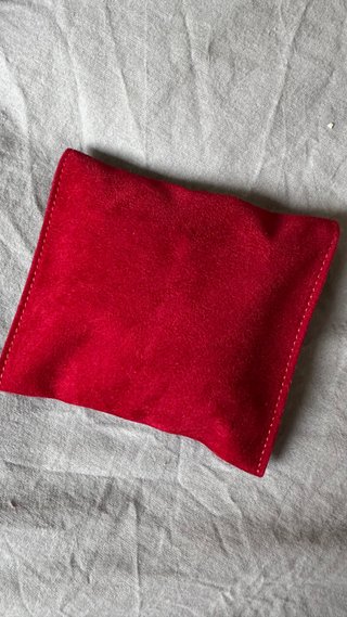 Funda Cartier Terciopelo Roja