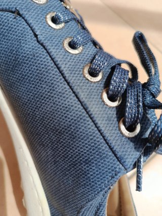 Zapatillas Kangaroos azules con cremallera