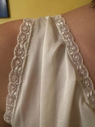 Camisón novia encaje y salto de cama