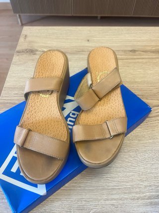 Sandalias Frank Codesing Camel Talla 38