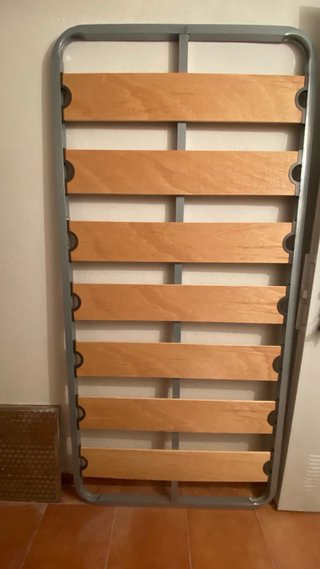 Somier de lamas metálico y madera ( sin patas)