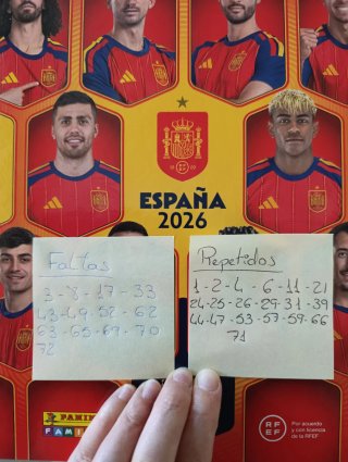 Cromos España 2026 Mundial Carrefour