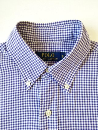 Camisa Ralph Lauren cuadros vichy morado