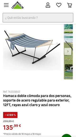 Hamaca de lujo nueva en caja / new deluxe hammock