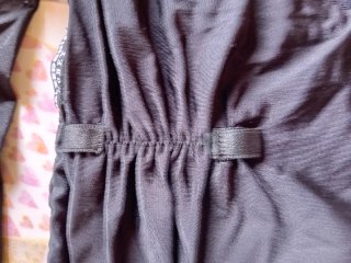 Bikini Calzedonia nero con catena oro