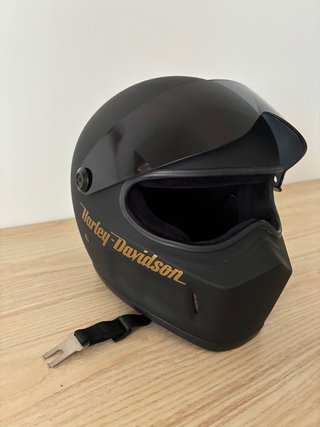 Casco Harley Davidson Bandit Talla L Negro Mate