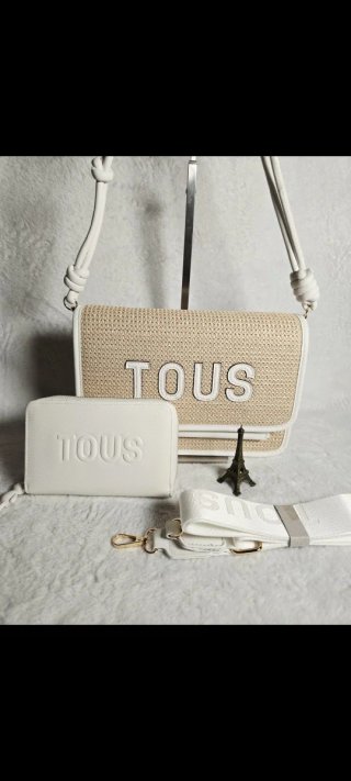 Bolso Tous Beige y Blanco