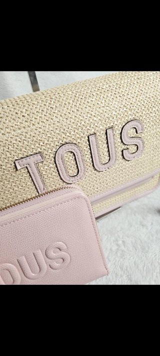 Bolso Tous Beige y Blanco