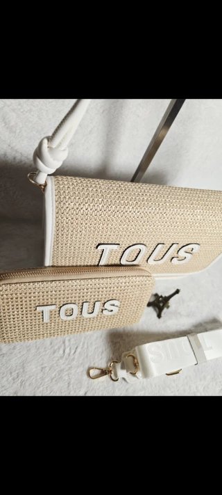 Bolso Tous Beige y Blanco