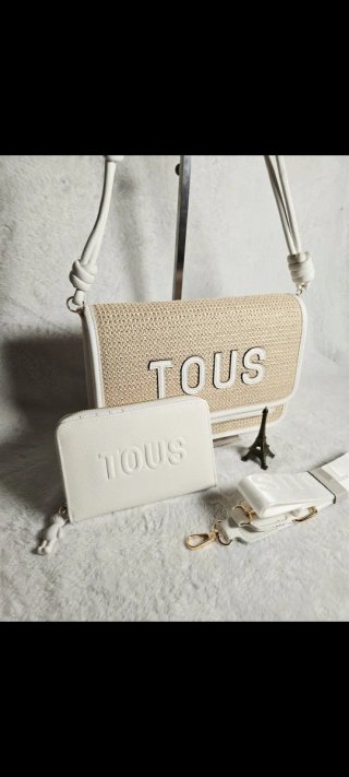 Bolso Tous Beige y Blanco