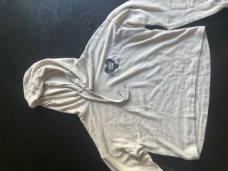 Sudadera fina pijama beige