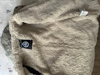 Parka Napapijri mujer Caqui Forro Sherpa - talla S