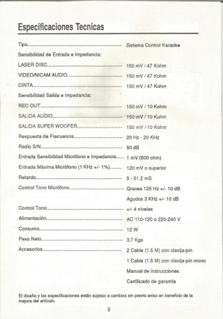 Boman MA-X180K Karaoke Etapa Sonido Voces