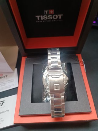 Reloj Tissot Seastar 40mm Negro/Plata Nuevo